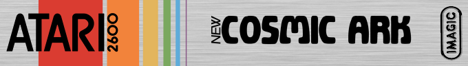 Cosmic Ark logo for Atari 2600